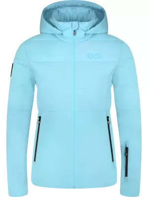 Ženska zimska jakna NORDBLANC KNOLL NBWJL8272 SVETLO MODRA