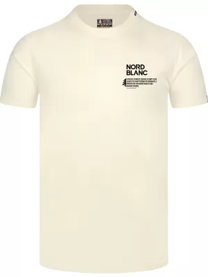 Moška majica s kratkimi rokavi NORDBLANC NOTHINGNESS NBSMT8150 BELA