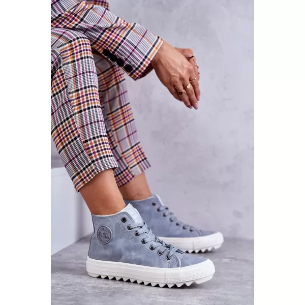  Ženske superge BIG STAR EE274115 LIGHT BLUE Big Star Shoes 