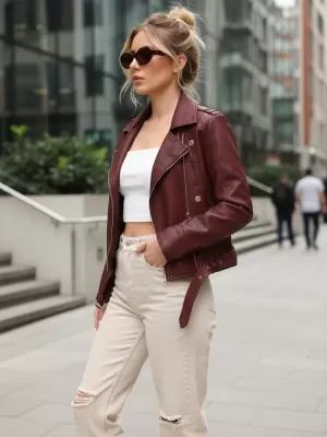Ženska jakna DSTREET TY5640 RDEČA