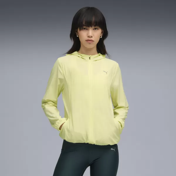  Ženska jakna PUMA RUN VELOCITY WOVEN JACKET W 526584-35 ZLATA LUNA 