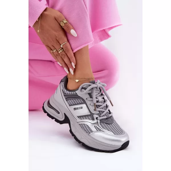  Ženske superge BIG STAR RR274A193 GREY Big Star Shoes 