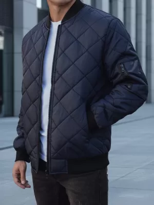 Moška jakna DSTREET TX2217 TEMNO MODRA