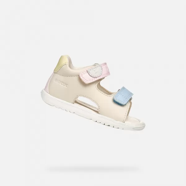  Dekliški sandali GEOX SANDAL MACCHIA B254WA08502C1M2M BEŽ 