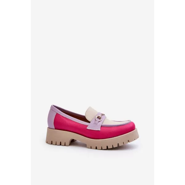  Ženski mokasini ZAZOO 3475 BEŽ/FUSCHIA/LILA 