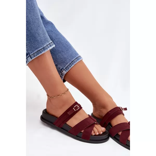  Ženski copati BOTO SELORINA 41592 BORDO 