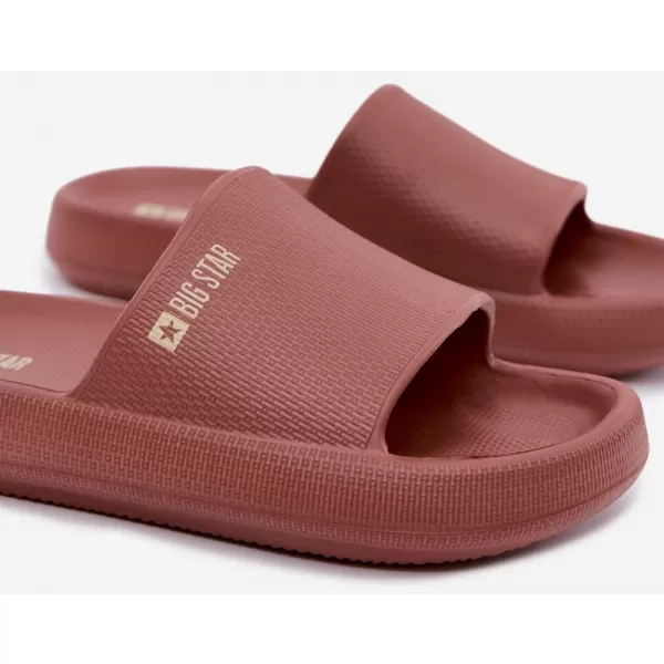  Ženski copati BIG STAR SHOES UU274088 ODTENKI RDEČE 