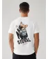Moška majica s kratkimi rokavi DSTREET NX4009R-WH-O BELA