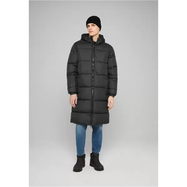  Moški prešit plašč URBAN CLASSICS TB8705-00007 ČRNA 