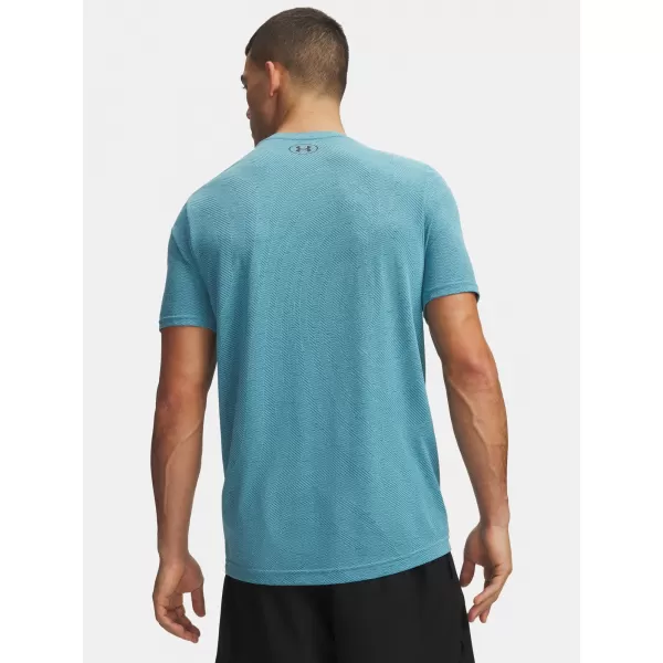  Moška majica s kratkimi rokavi UNDER ARMOUR VANISH SEAMLESS NOVELTY SS 6010603-425 MODRA 