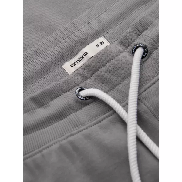  Moške trenirke OMBRE OM-PABS-0304 SIVA 