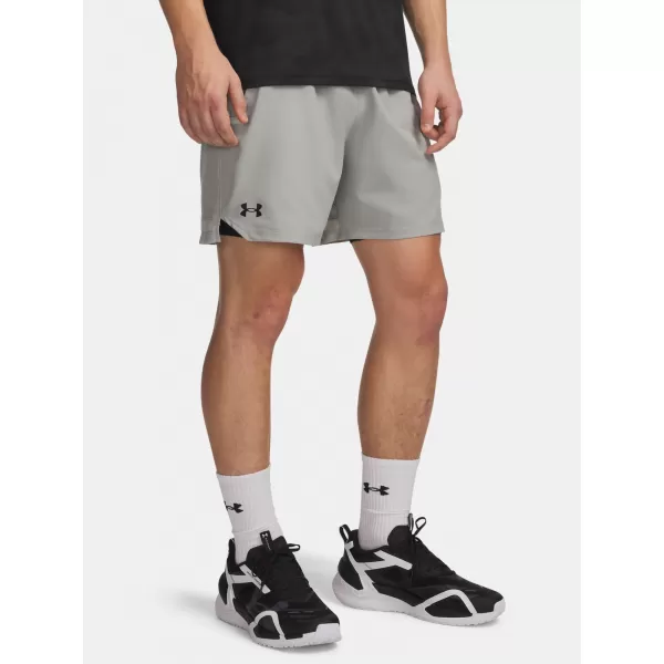  Moške kratke hlače UNDER ARMOUR VANISH WOVEN 6IN SHORTS 1373718-069 SIVA 