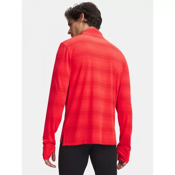  Moška majica s kratkimi rokavi UNDER ARMOUR VELOCITI 1/4 ZIP 6010887-713 RDEČA 