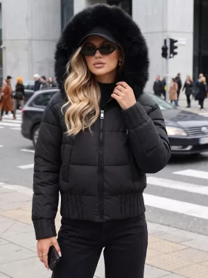 Ženska jakna DSTREET TY5828 ČRNA