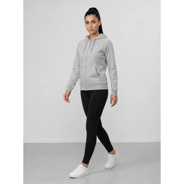  Ženski pulover 4F WMM00TSWSF2535 HLADNO SVETLO SIV MELANGE 