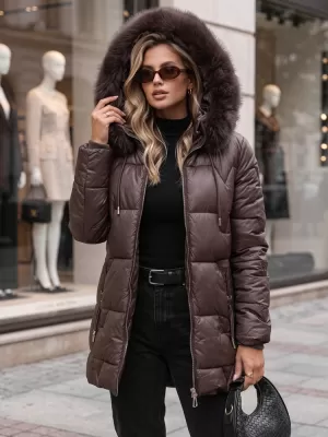 Ženska jakna DSTREET TY5758 VIJOLIČNA