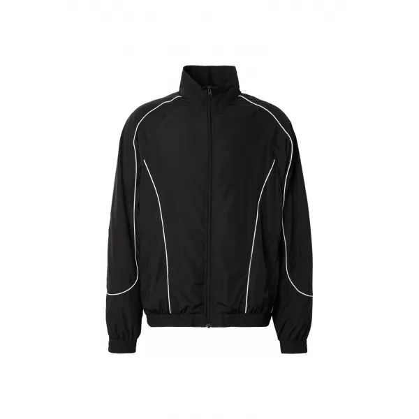  Moška trenirka jakna URBAN CLASSICS TB8044-00007 ČRNA 