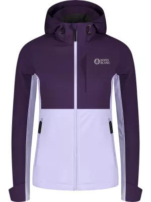 Ženska softshell jakna NORDBLANC BLINK NBSSL8320 VIJOLIČNA