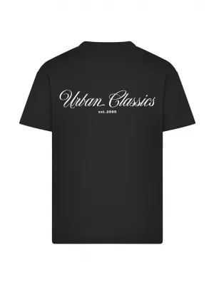 Moška majica s kratkimi rokavi URBAN CLASSICS TB8757 ČRNA