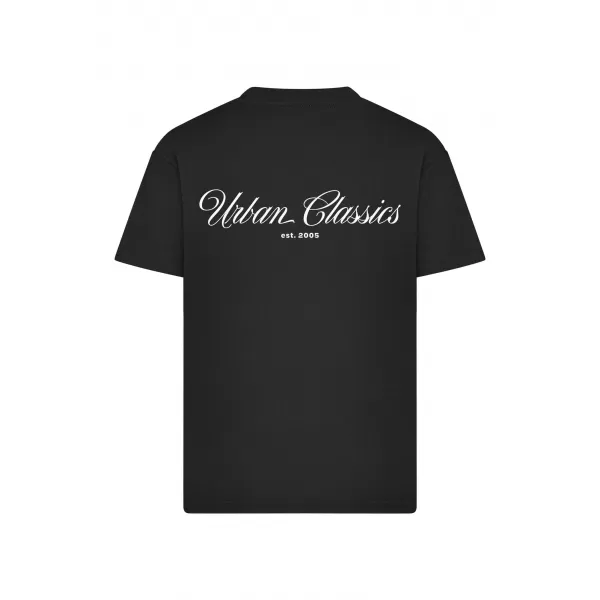  Moška majica s kratkimi rokavi URBAN CLASSICS TB8757 ČRNA 