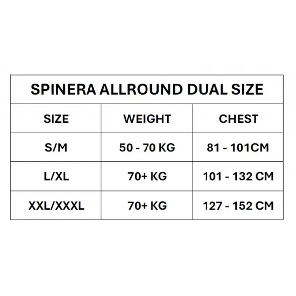  Plavalni brezrokavnik SPINERA AllrouNáhradní díl Dual Size Nylon 50N IZD 