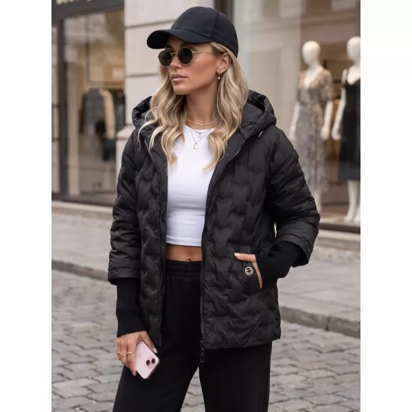  Ženska jakna DSTREET TY5871 ČRNA 