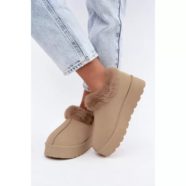  Ženski snežaki BIG STAR SHOES UU274204 BEŽ 