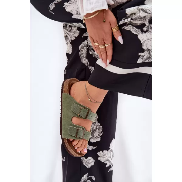  Ženski copati BIG STAR SHOES RR274A393 ZELENA 