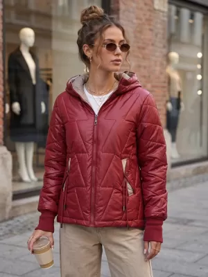 Ženska jakna DSTREET TY5785 BORDO