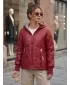 Ženska jakna DSTREET TY5785 BORDO