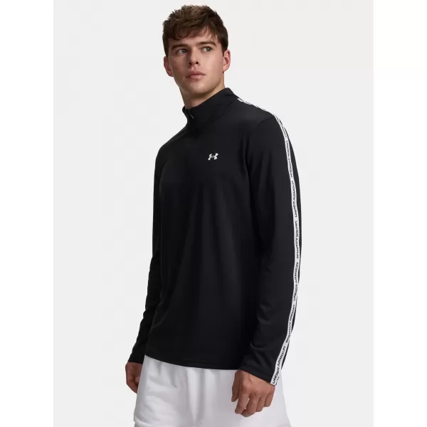  Moška majica s kratkimi rokavi UNDER ARMOUR UA TECH TAPING 1/2 ZIP 6012357-001 ČRNA 