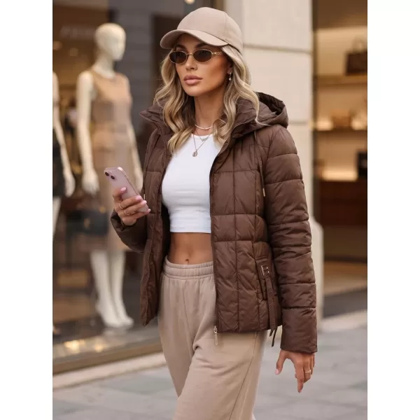  Ženska jakna DSTREET TY5861 RJAVA 