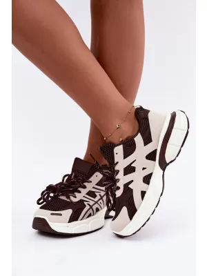 Ženske superge BOTO 88309 BEIGE BEŽ/RJAVA