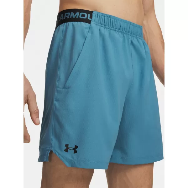  Moške kratke hlače UNDER ARMOUR VANISH WOVEN 6IN SHORTS 1373718-466 MODRA 
