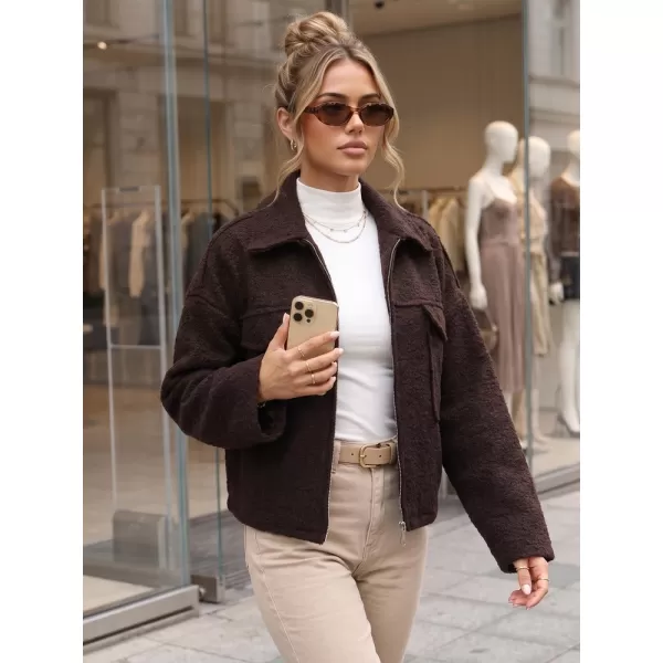  Ženska jakna DSTREET TY6058 RJAVA 