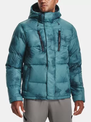 Moška jakna UNDER ARMOUR UA STORM CGI DOWN PRINTED STORM JKT 1365809-413 MODRA