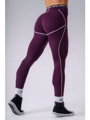 Ženske pajkice NEBBIA OLYMPIA HIGH-WAIST 935 KLARET