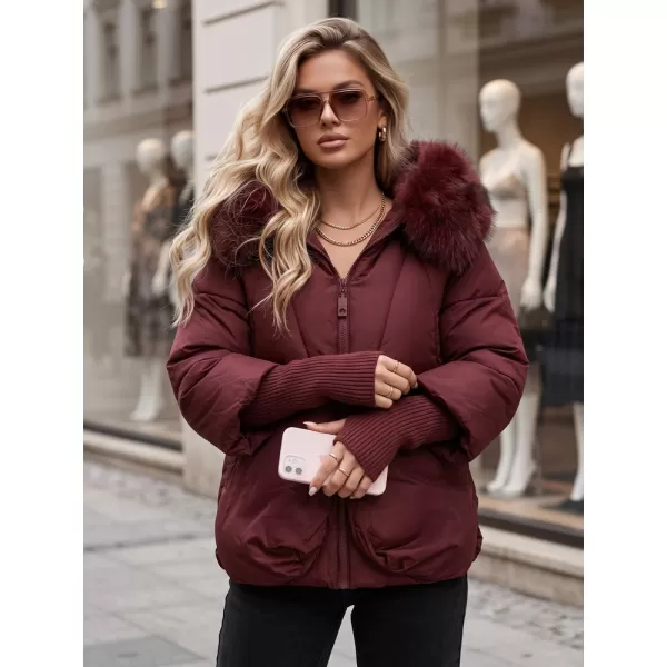  Ženska jakna DSTREET TY5992 BORDO 