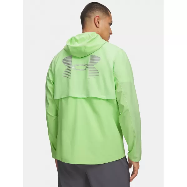  Moška jakna UNDER ARMOUR VELOCITI PRO STORM JACKET 6005897-712 ZELENA 
