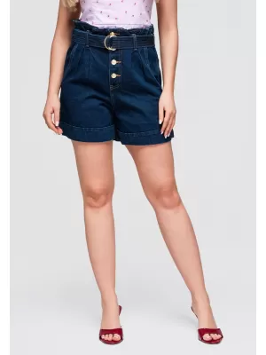 Ženske kratke hlače OMBRE OW-ST-E0011 TEMEN DENIM