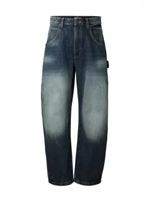 Moške hlače URBAN CLASSICS TB8057 TEMNO MODER MARMOR PRAN