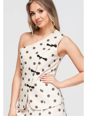 Ženska bluza OMBRE OW-TS-E0061 TAUPE
