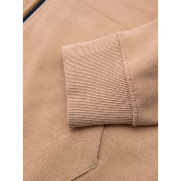  Moški pulover OMBRE OM-SSZP-0256 PESEK 