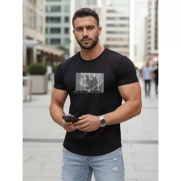  Moška majica s kratkimi rokavi DSTREET NX5014R ČRNA 
