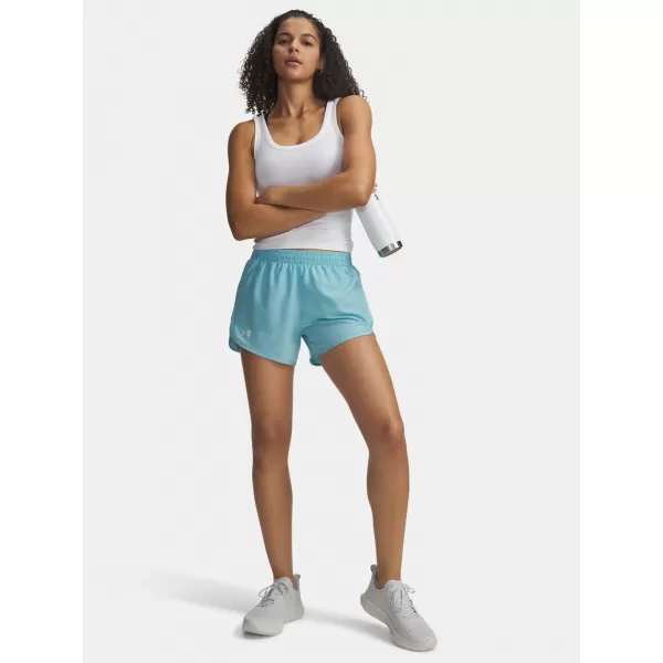  Ženske kratke hlače UNDER ARMOUR UA FLY BY 3 SHORTS 1382438-425 MODRA 