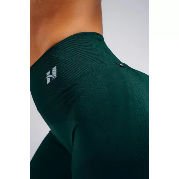  Ekstra push-up pajkice z visokim pasom NEBBIA PRIMAL 850 TEMNO ZELENA 