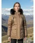 Ženska zimska jakna ALPINE PRO WERDA 3 SEPIA ODTENEK