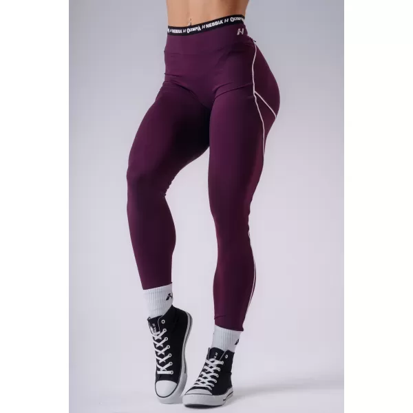  Ženske pajkice NEBBIA OLYMPIA HIGH-WAIST 935 KLARET 