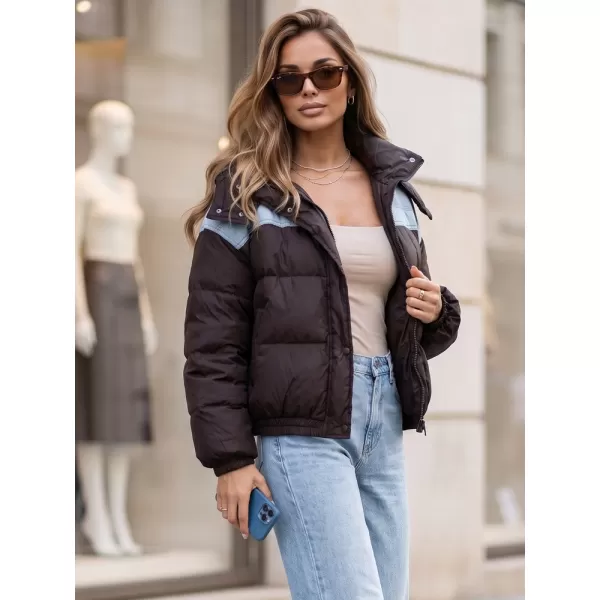  Ženska jakna DSTREET TY6088 RJAVA 
