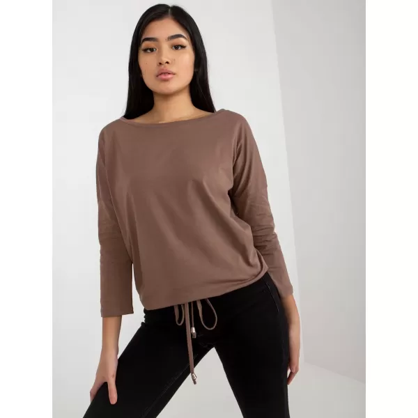  Ženska bluza BASIC FEEL GOOD RV-BZ-4691.26 RJAVA 
